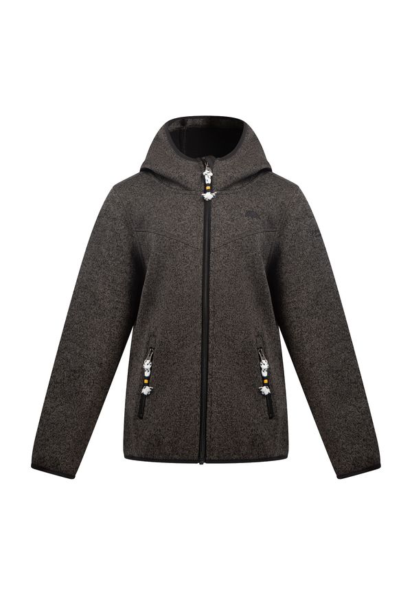 Schmuddelwedda Schmuddelwedda Поларено яке 'Kilata'  сив меланж / бяло