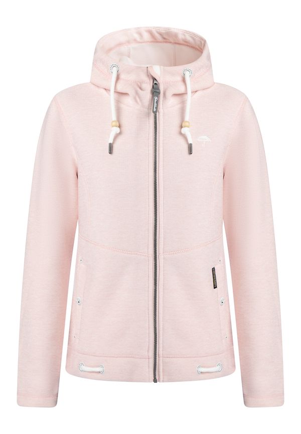 Schmuddelwedda Schmuddelwedda Поларено яке  пастелно розово / бяло