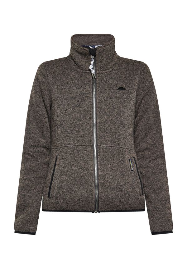 Schmuddelwedda Schmuddelwedda Поларено яке  таупе сиво / черно / бяло