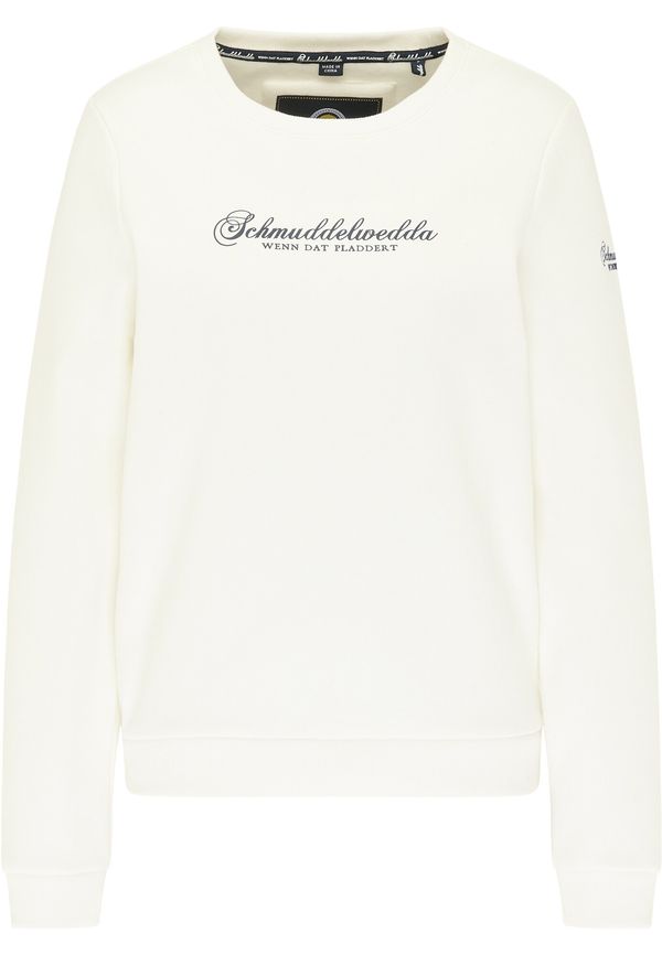 Schmuddelwedda Schmuddelwedda Суичър  синьо / бял памук