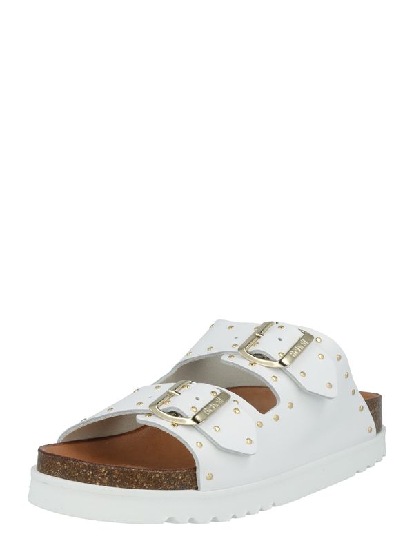 SCHOLL SCHOLL Чехли 'BEATRIZ'  злато / бяло