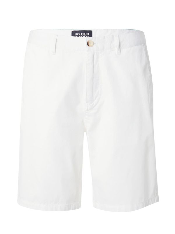 SCOTCH & SODA SCOTCH & SODA Панталон Chino  светлокафяво / нефритено зелено / бяло