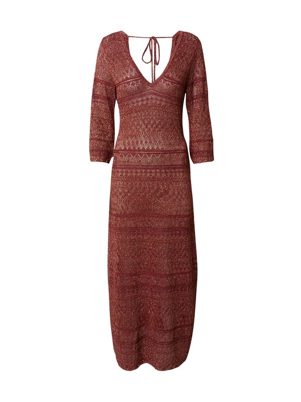 SCOTCH & SODA SCOTCH & SODA Плетена рокля  ръждиво кафяво