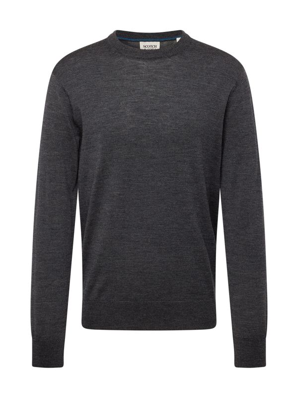 SCOTCH & SODA SCOTCH & SODA Пуловер 'Essentials'  антрацитно черно