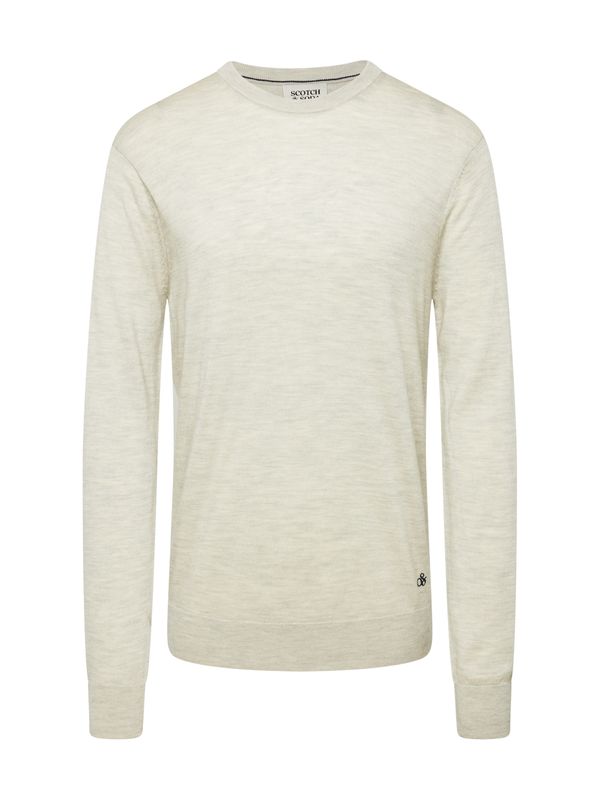 SCOTCH & SODA SCOTCH & SODA Пуловер 'Essentials'  сив меланж / черно