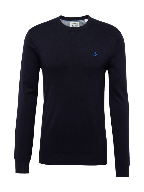 SCOTCH & SODA SCOTCH & SODA Пуловер 'Essentials'  тъмносиньо