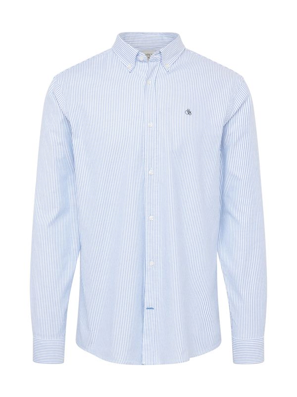 SCOTCH & SODA SCOTCH & SODA Риза 'Essentials'  морскосиньо / гълъбово синьо / бяло