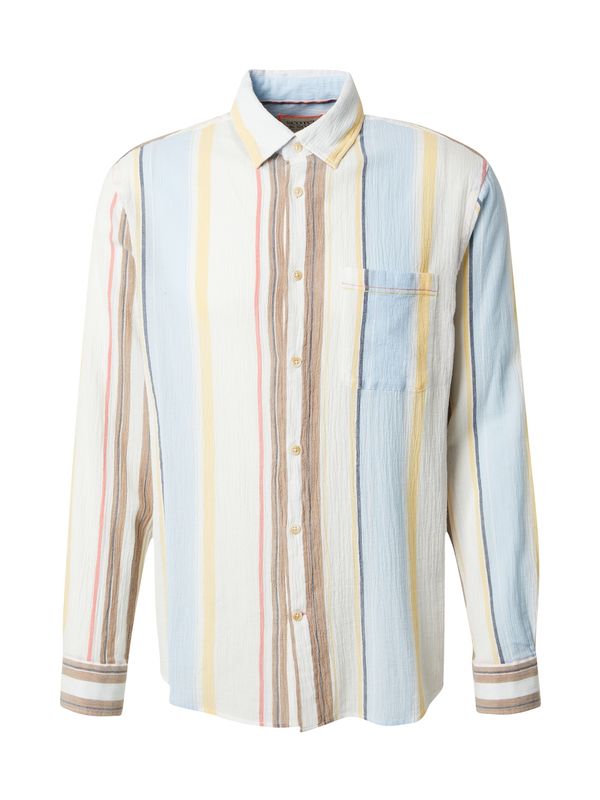 SCOTCH & SODA SCOTCH & SODA Риза  светлосиньо / кафяво / жълто / бяло