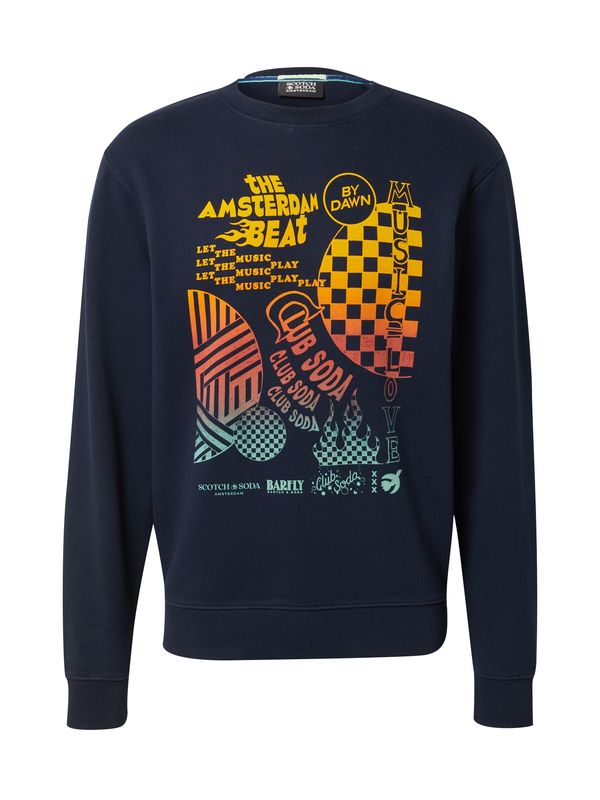 SCOTCH & SODA SCOTCH & SODA Суичър  нейви синьо / тюркоазен / жълто / пъпеш