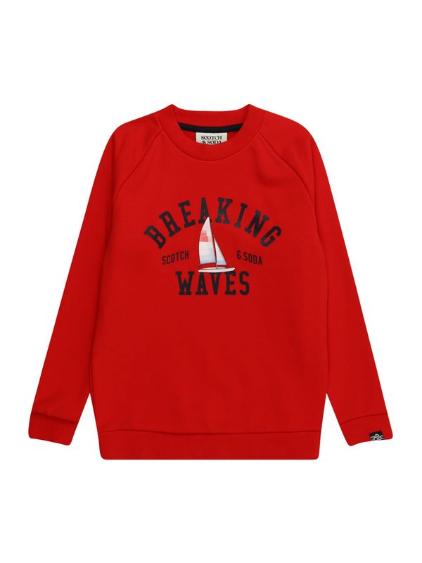 SCOTCH & SODA SCOTCH & SODA Суичър  светлосиньо / червено / черно / мръсно бяло