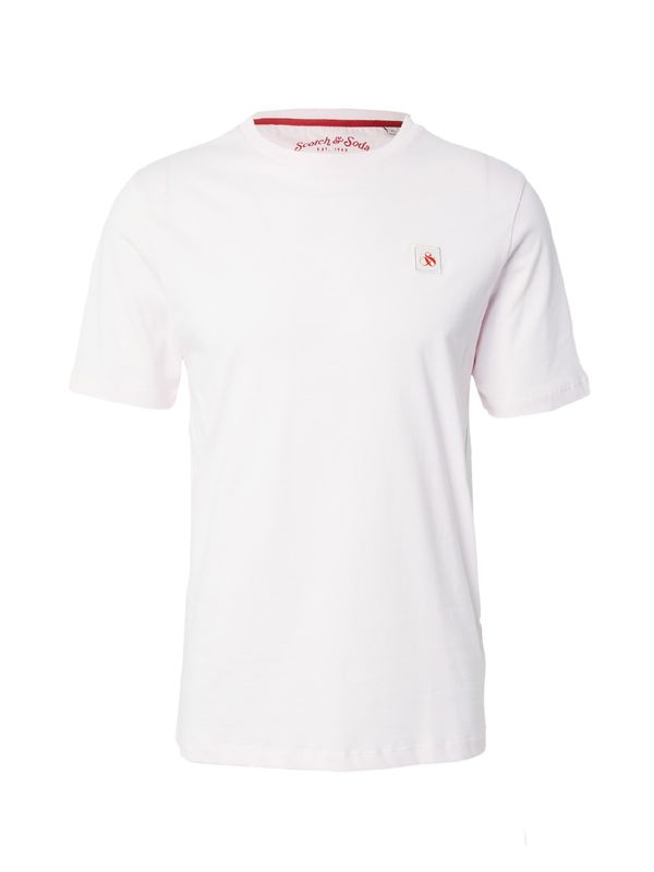 SCOTCH & SODA SCOTCH & SODA Тениска 'Essential'  пепел от рози / червено