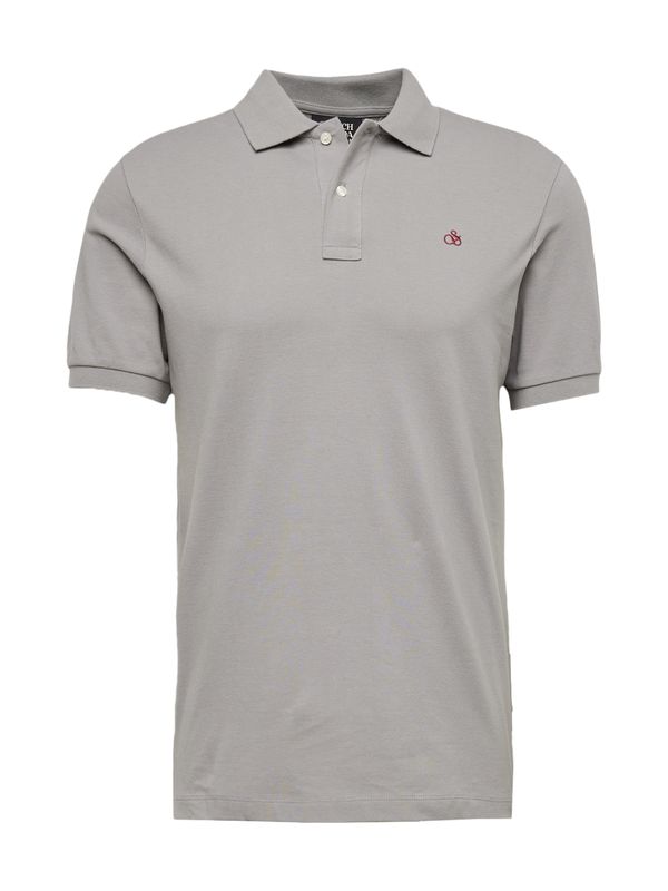 SCOTCH & SODA SCOTCH & SODA Тениска 'Essential'  сиво / червено