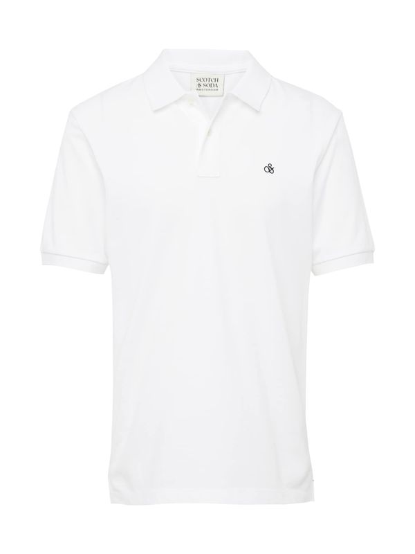 SCOTCH & SODA SCOTCH & SODA Тениска 'Essentials'  черно / бяло