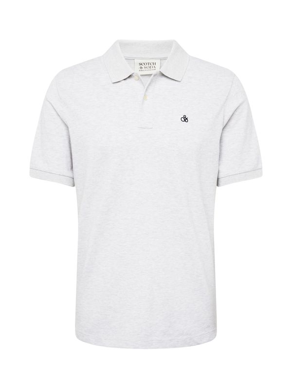 SCOTCH & SODA SCOTCH & SODA Тениска 'Essentials'  сиво / черно