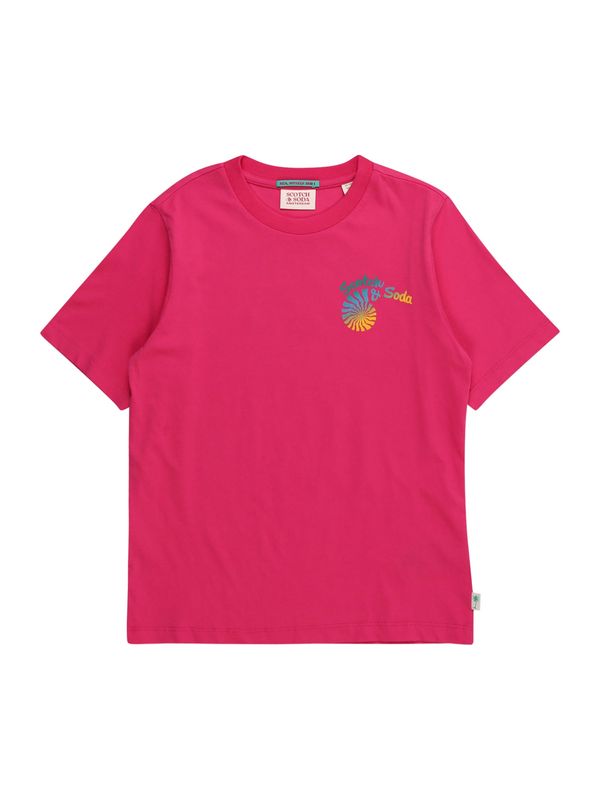 SCOTCH & SODA SCOTCH & SODA Тениска  светлосиньо / жълто / лайм / фуксия