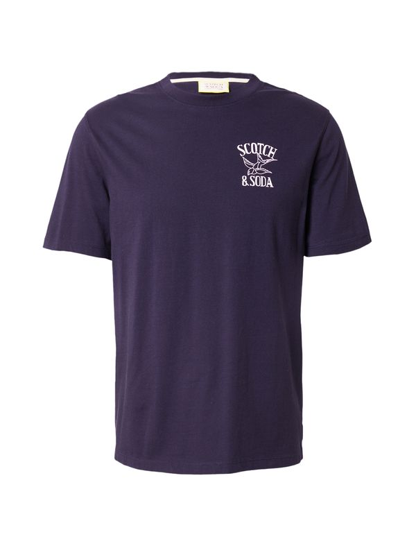 SCOTCH & SODA SCOTCH & SODA Тениска  тъмносиньо / бяло