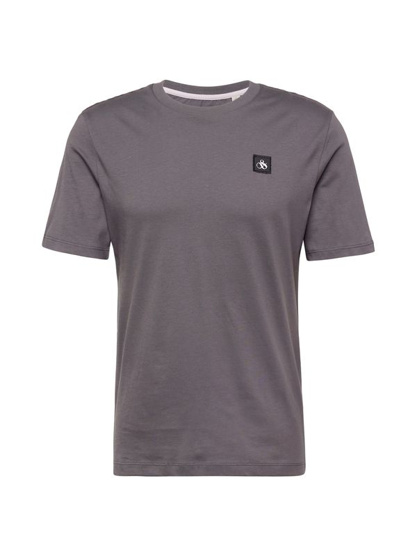 SCOTCH & SODA SCOTCH & SODA Тениска  тъмносиво / черно / бяло