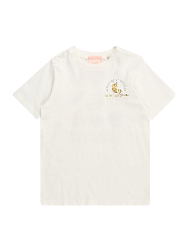 SCOTCH & SODA SCOTCH & SODA Тениска  жълто / тъмнозелено / оранжево / мръсно бяло