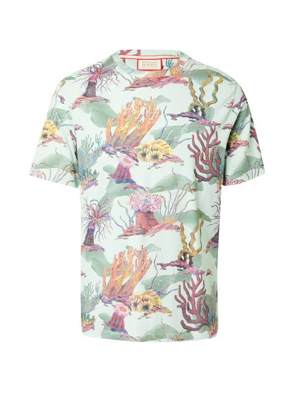 SCOTCH & SODA SCOTCH & SODA Тениска  жълто / зелено / пастелно зелено / оранжево