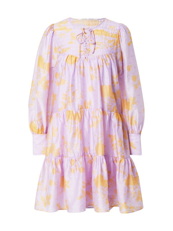 SECOND FEMALE SECOND FEMALE Рокля тип риза 'Lyna'  златистожълто / лилав