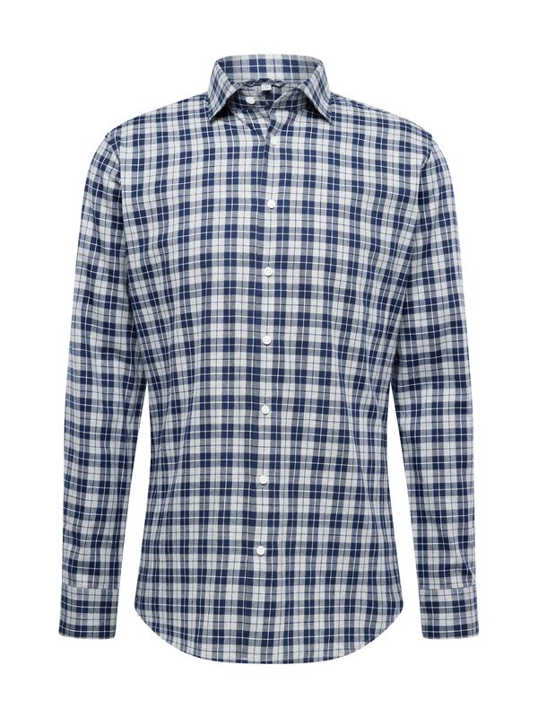 SEIDENSTICKER SEIDENSTICKER Бизнес риза  нейви синьо / светлосиво