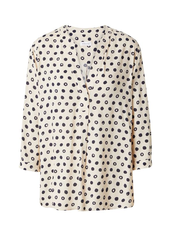 SEIDENSTICKER SEIDENSTICKER Блуза  екрю / черно