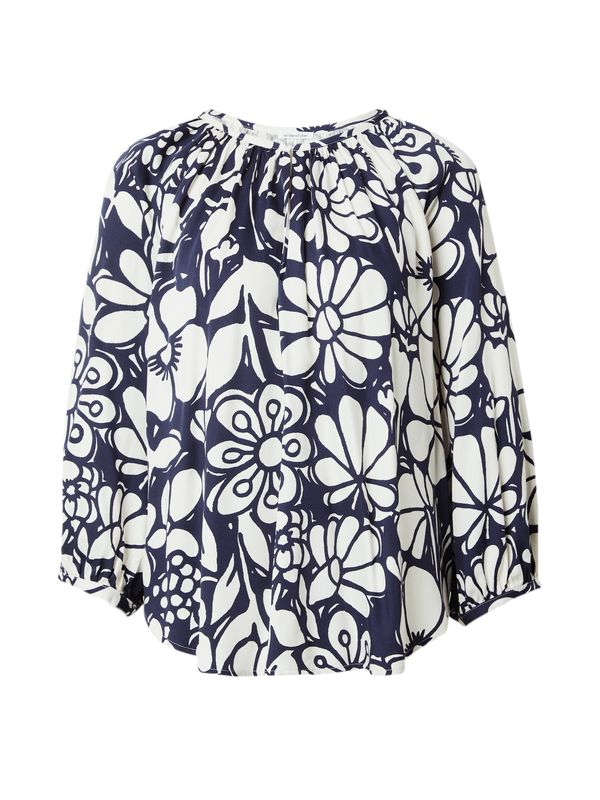 SEIDENSTICKER SEIDENSTICKER Блуза 'Schwarze Rose'  бежово / тъмносиньо