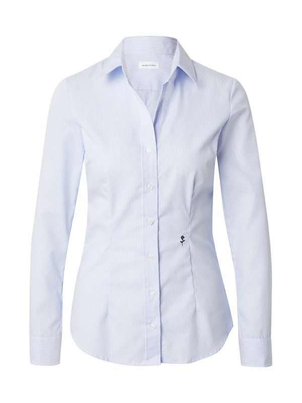 SEIDENSTICKER SEIDENSTICKER Блуза 'Schwarze Rose'  светлосиньо / черно / бяло