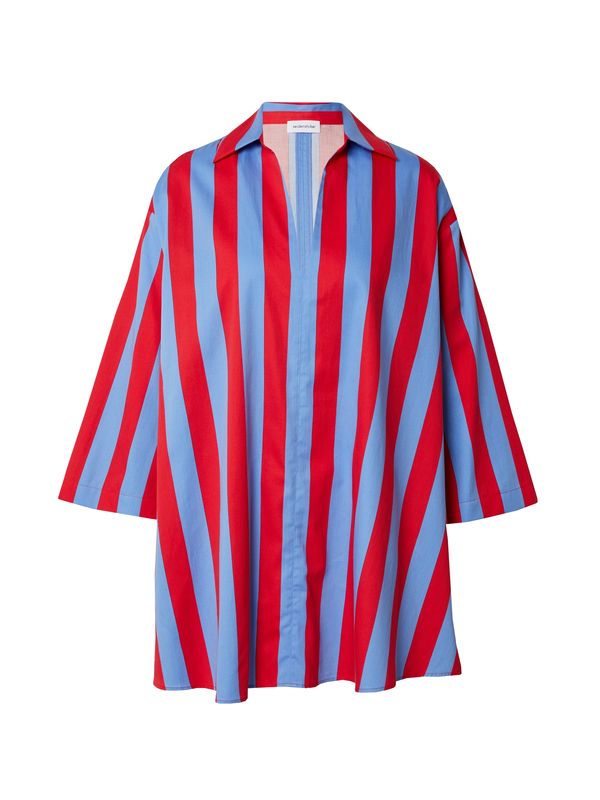 SEIDENSTICKER SEIDENSTICKER Блуза 'Schwarze Rose'  светлосиньо / червено