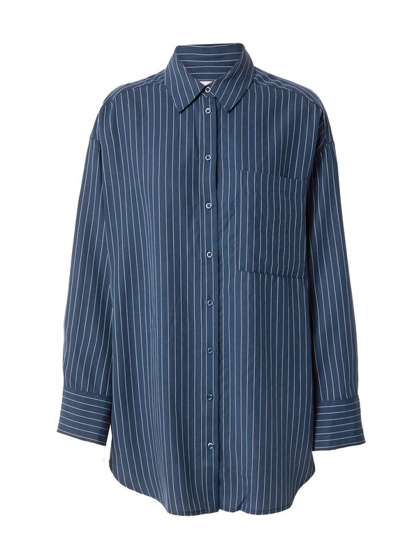 SELECTED FEMME SELECTED FEMME Блуза 'MADDIE'  сапфирено синьо / мръсно бяло