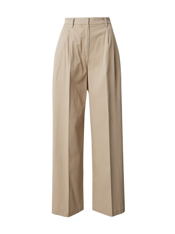 SELECTED FEMME SELECTED FEMME Панталон с ръб 'MERLA'  сиво-бежово