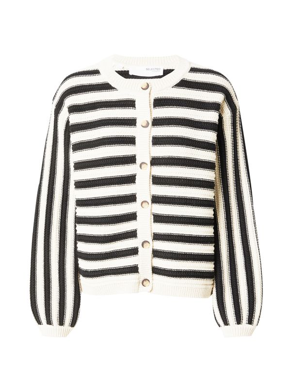 SELECTED FEMME SELECTED FEMME Плетена жилетка 'DORA'  светлобежово / черно