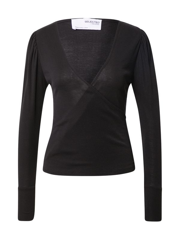 SELECTED FEMME SELECTED FEMME Тениска 'HOPE'  черно