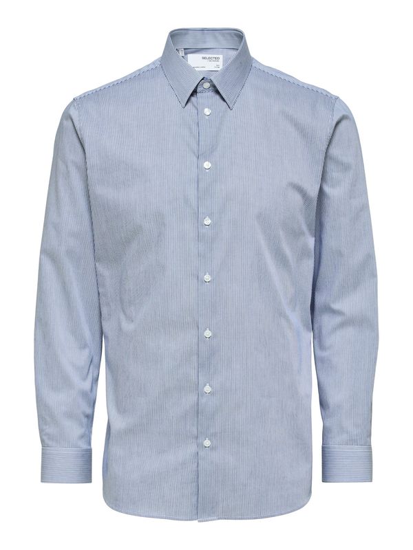 SELECTED HOMME SELECTED HOMME Бизнес риза  синьо / бяло
