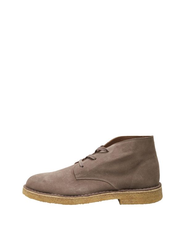 SELECTED HOMME SELECTED HOMME Мъжки боти Chukka 'Ricco'  тъмнобежово