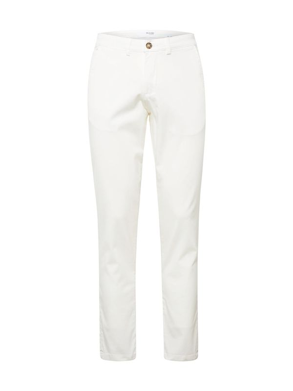SELECTED HOMME SELECTED HOMME Панталон Chino 'Miles Flex'  бяло
