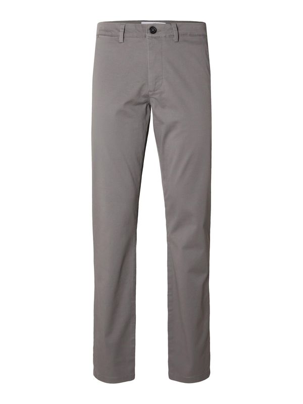 SELECTED HOMME SELECTED HOMME Панталон Chino 'Miles Flex'  таупе сиво