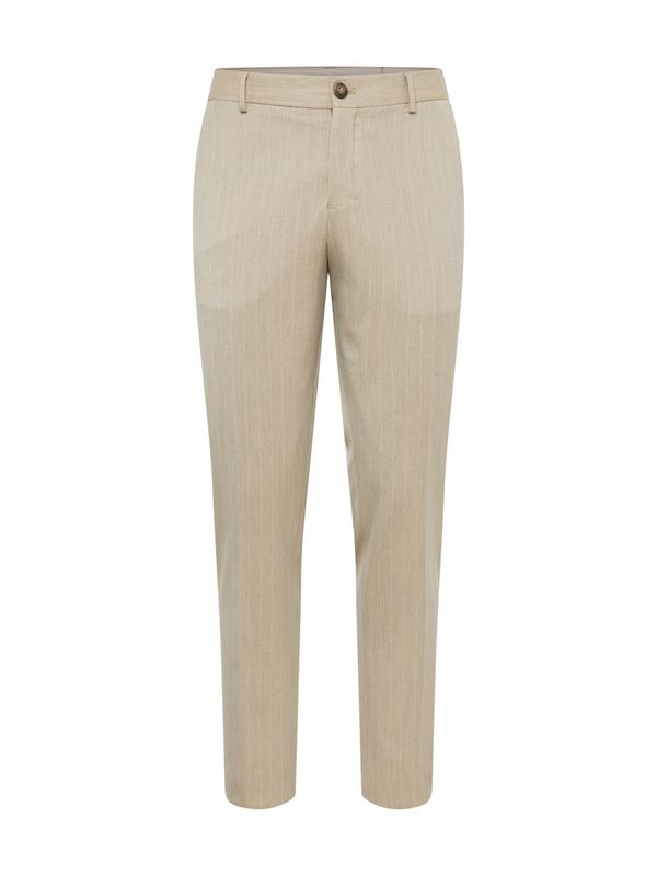 SELECTED HOMME SELECTED HOMME Панталон с ръб 'PETER'  кремаво / цвят "пясък"