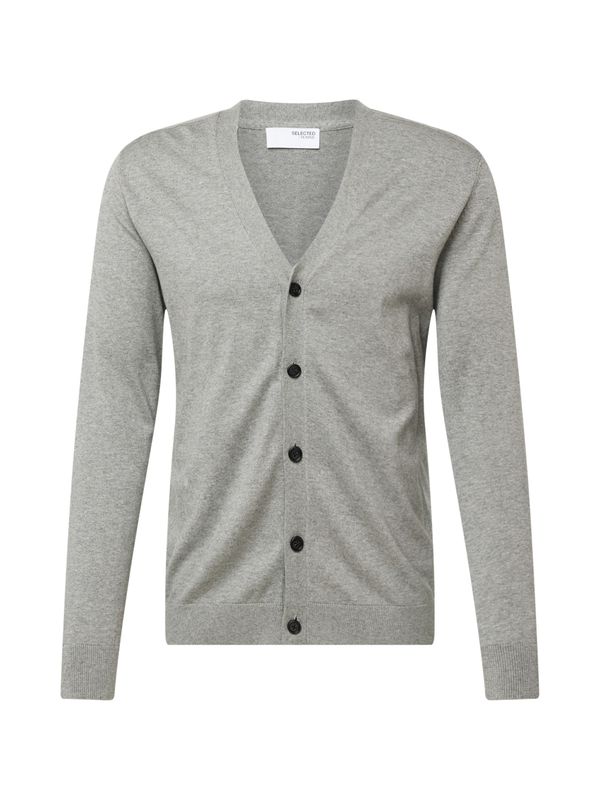 SELECTED HOMME SELECTED HOMME Плетена жилетка 'BERG'  сиво