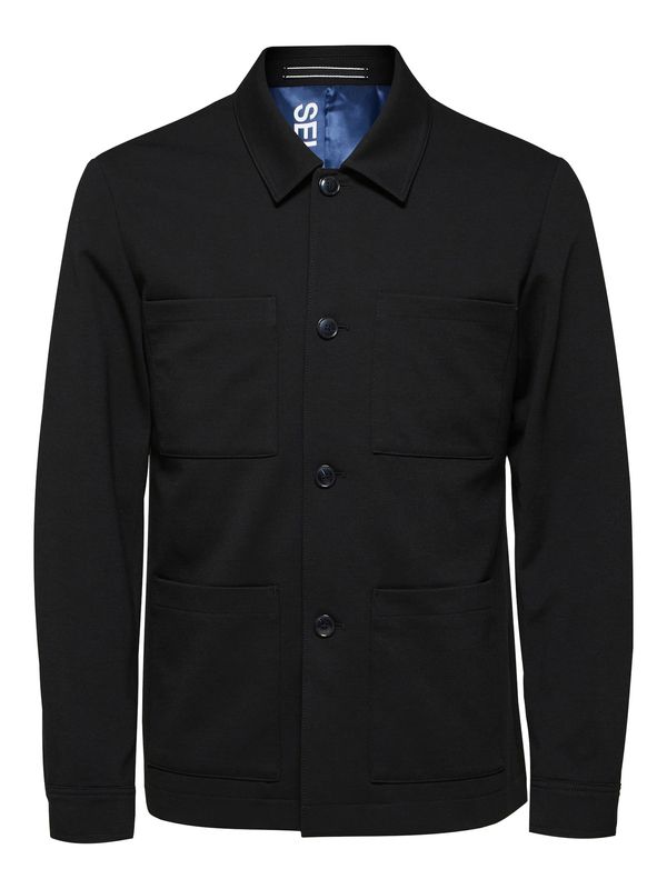 SELECTED HOMME SELECTED HOMME Преходно яке  черно