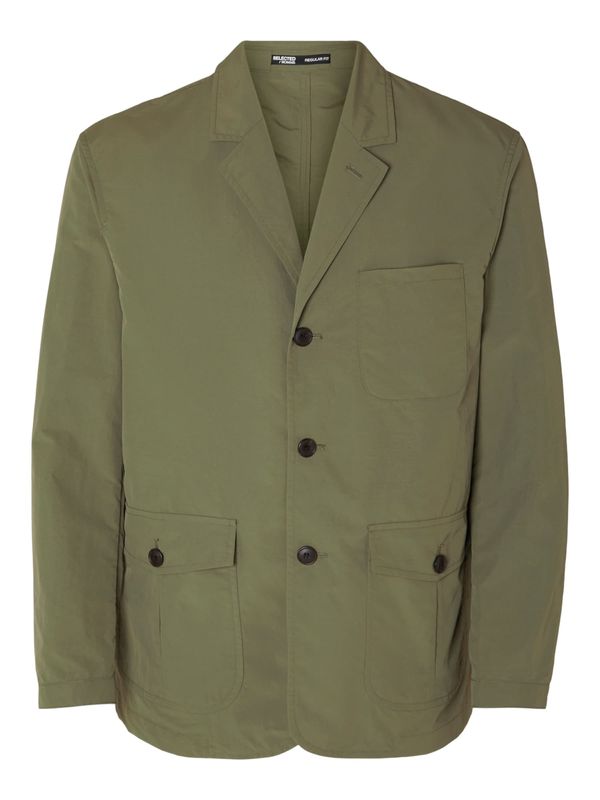 SELECTED HOMME SELECTED HOMME Преходно яке 'HALLS'  маслина