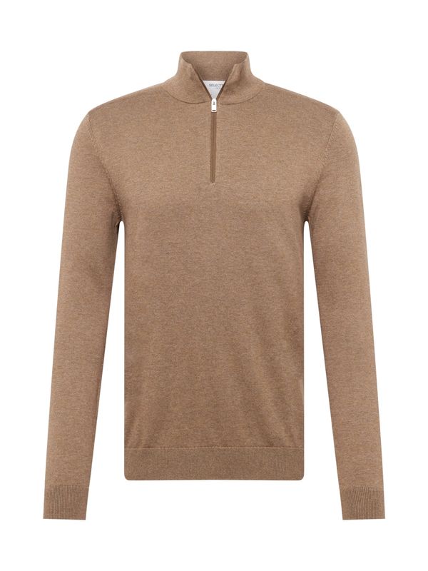 SELECTED HOMME SELECTED HOMME Пуловер 'Berg'  кафяво