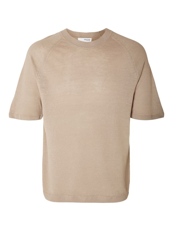 SELECTED HOMME SELECTED HOMME Пуловер 'COMO'  тъмнобежово