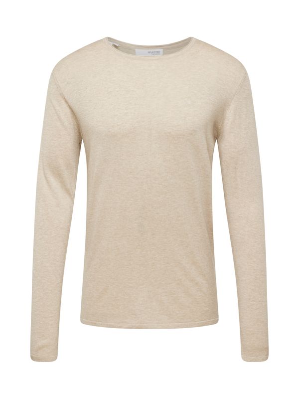 SELECTED HOMME SELECTED HOMME Пуловер 'Rome'  цвят "пясък"