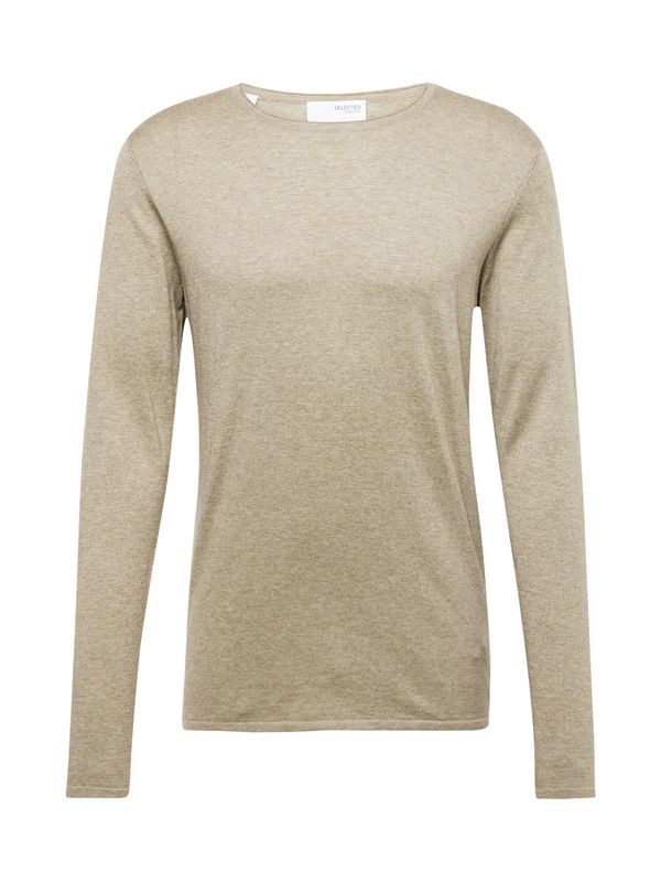 SELECTED HOMME SELECTED HOMME Пуловер 'Rome'  сиво-бежово