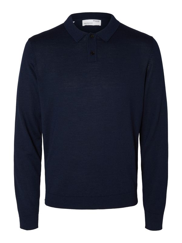 SELECTED HOMME SELECTED HOMME Пуловер 'Town'  нейви синьо