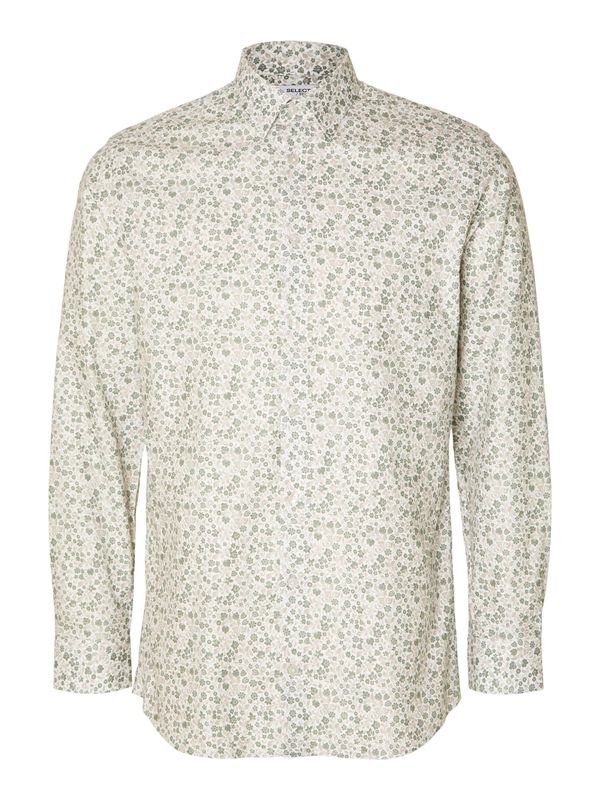 SELECTED HOMME SELECTED HOMME Риза 'Ethan'  бежово / мента / бяло