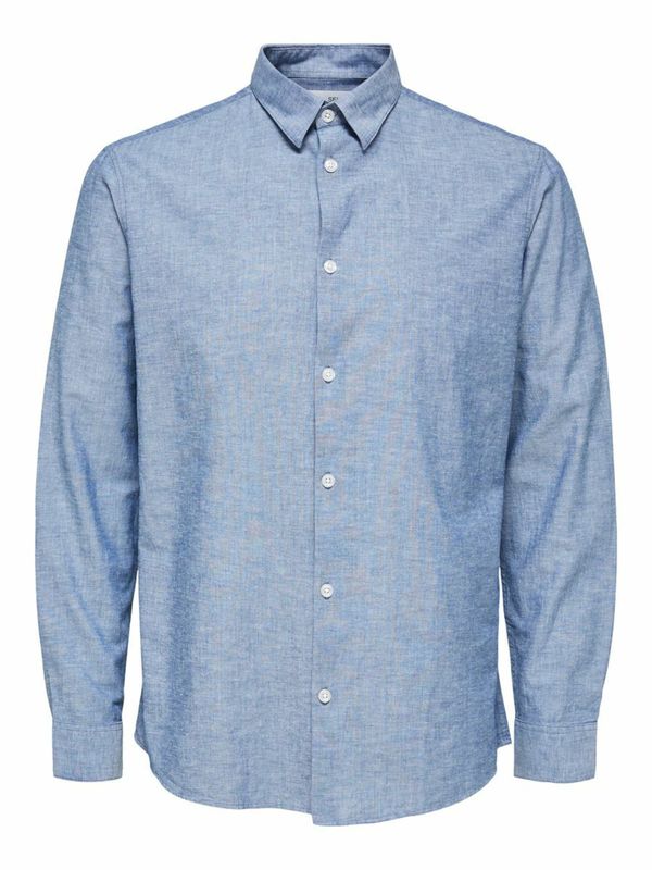 SELECTED HOMME SELECTED HOMME Риза  гълъбово синьо