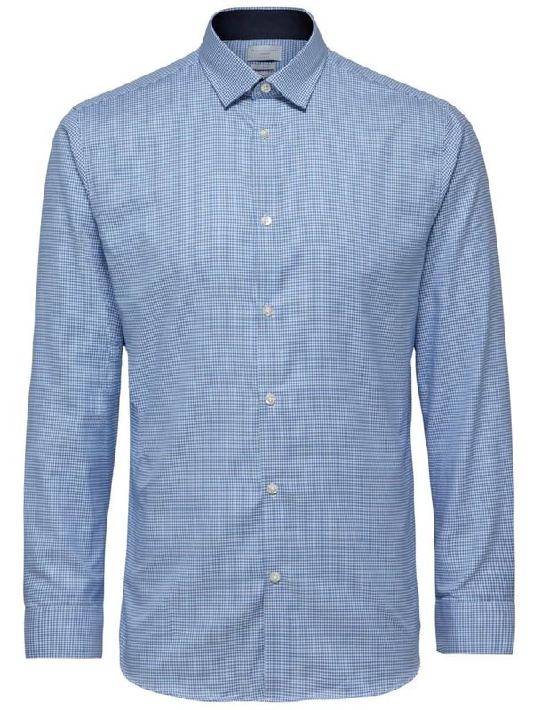 SELECTED HOMME SELECTED HOMME Риза 'Mark'  синьо / бяло