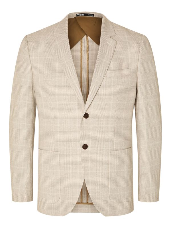 SELECTED HOMME SELECTED HOMME Сако  бежово / светлобежово / кафяво
